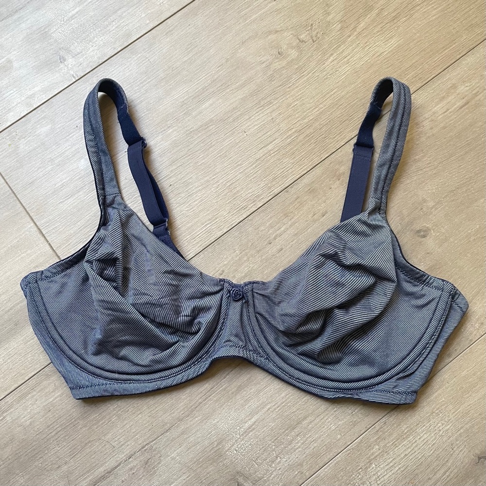 Victoria’s Secret y2k Faux Denim Bra 36D Blue